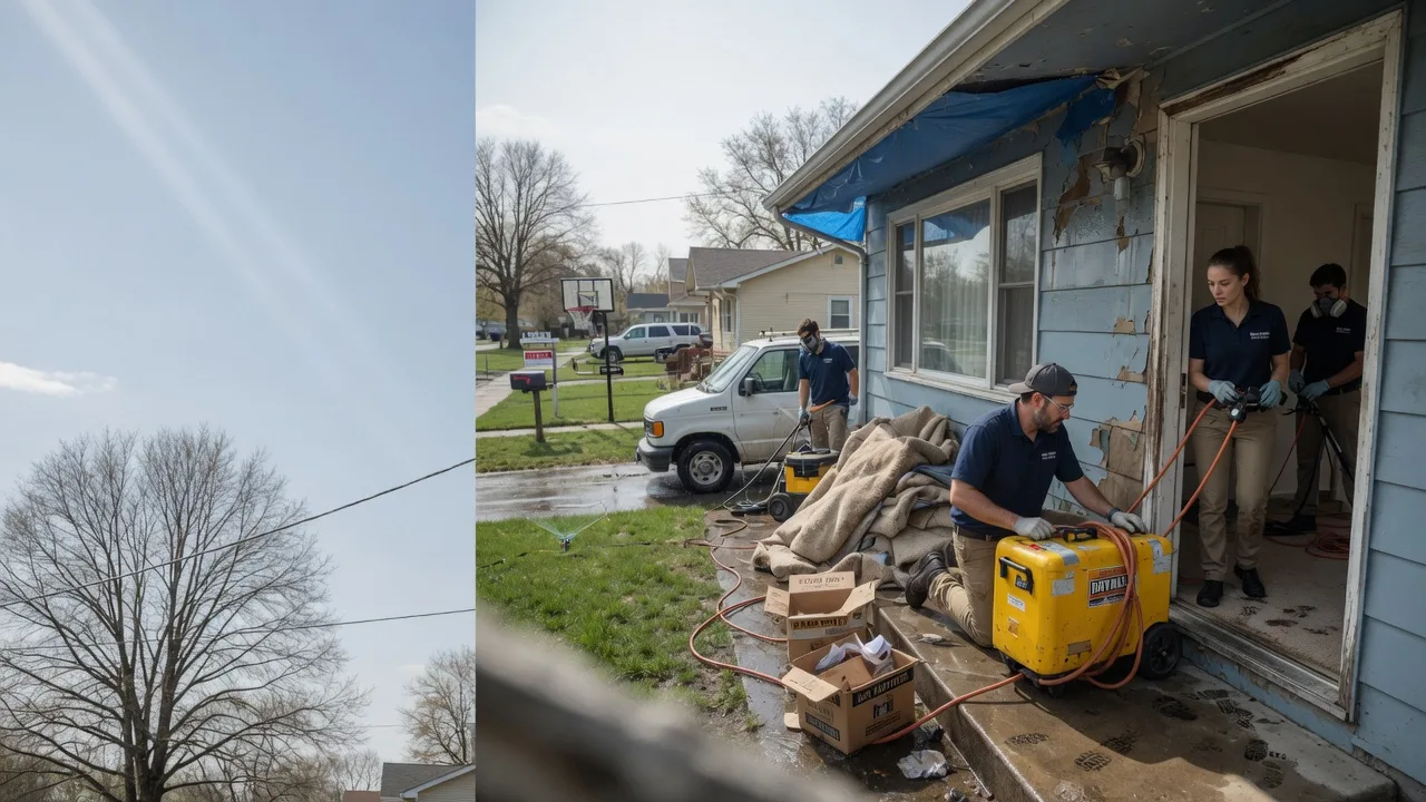 Basement Flood Cleanup in Galena, KS near me